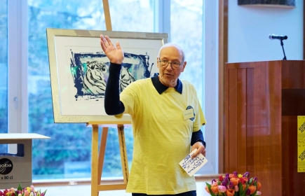 Führte sichtbar begeistert durch den Anlass: Rot. Martin Huser, Initiant der A(u)ktion